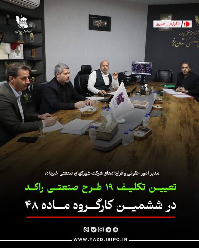 ششمین نشست کارگروه ماده ۴۸ قانون برنامه هفتم توسعه